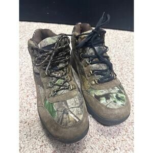 RealTree Camouflage Hiking Boots Men's Sz 7.5